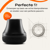 FLOOQ - Stoelpootdoppen Pro Schuin - Rond - Zwart - Fermin