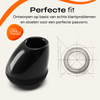 FLOOQ - Stoelpootdoppen Pro - Rond - Zwart - Fen