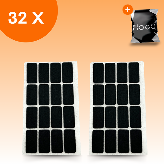 FLOOQ - Zelfklevend Meubelvilt - 32 stuks - 3 x 1,5cm