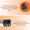 FLOOQ - Stoelpootdoppen - Tapijt/vloerbedekking - Vierkant - Franco