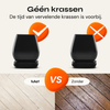 FLOOQ - Stoelpootdoppen Pro - Vierkant - Zwart - Florian