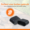 FLOOQ - Stoelpootdoppen - Ovaal - Zwart - FOSS