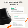 FLOOQ - Stoelpootdoppen Pro Schuin - Rond - Zwart - Fermin