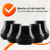 FLOOQ - Stoelpootdoppen Pro Schuin - Rond - Zwart - Fermin