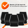 FLOOQ - Stoelpootdoppen Pro - Vierkant - Zwart - Florian