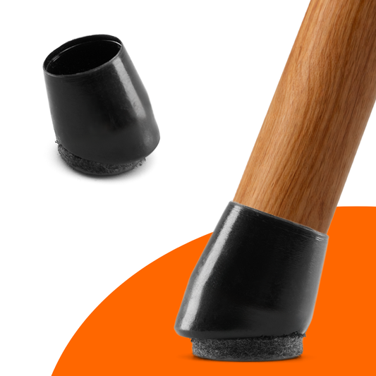FLOOQ - Stoelpootdoppen - Schuin met vilt - Fokke