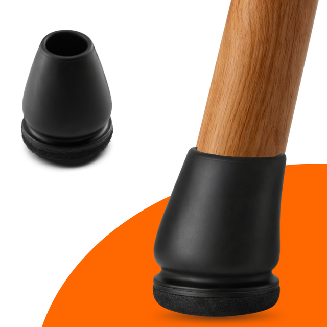 FLOOQ - Stoelpootdoppen Pro - Rond - Floor - 8 stuks