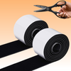 FLOOQ Viltrol - Zwart - 1 meter lang - 3mm dik