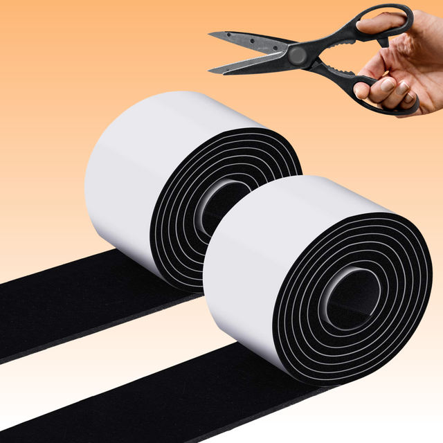 FLOOQ Viltrol - Zwart - 1 meter lang - 3mm dik