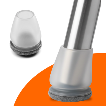 FLOOQ - Stoelpootdoppen Pro - Rond - Transparant - Floor